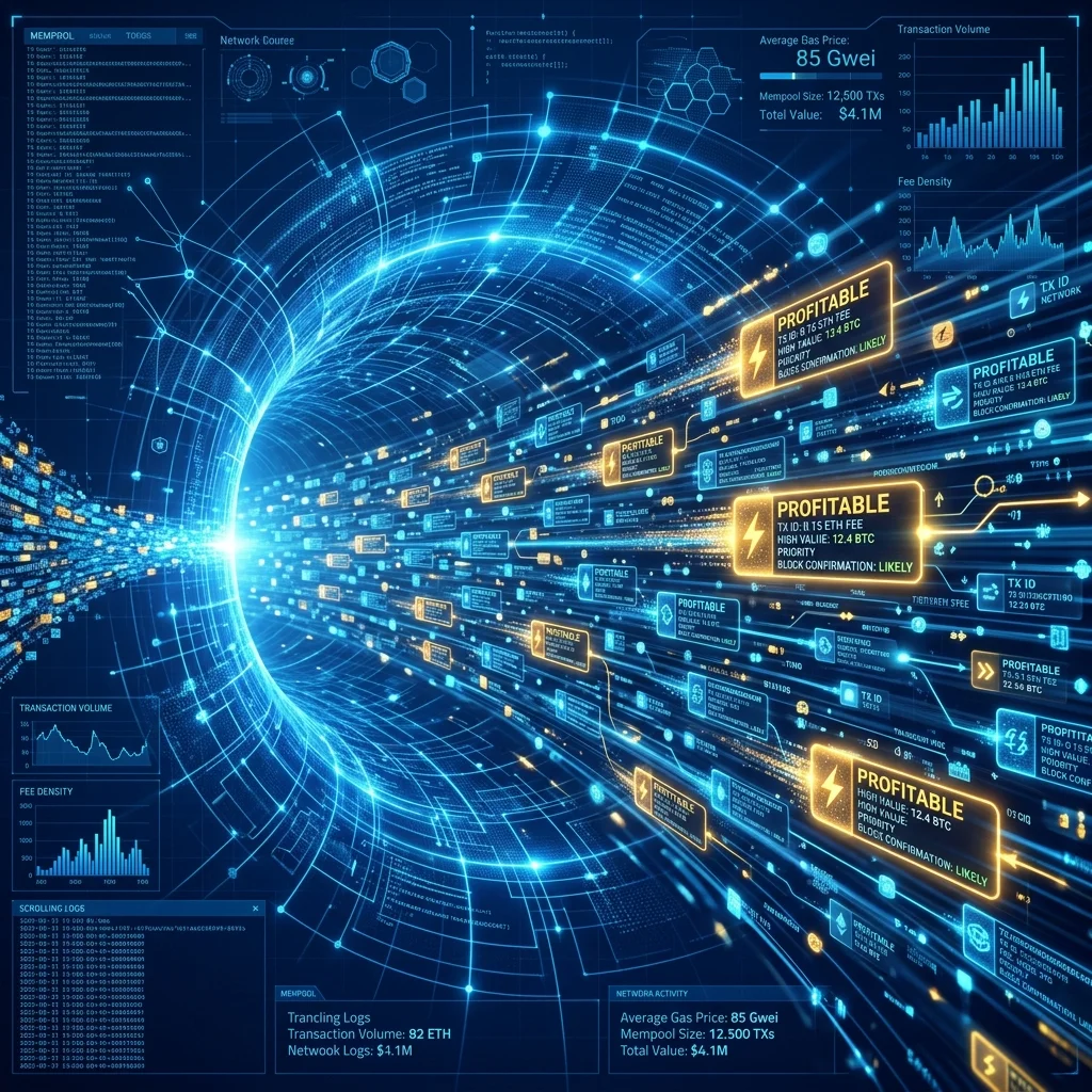 Streaming mempool data with annotated transaction patterns